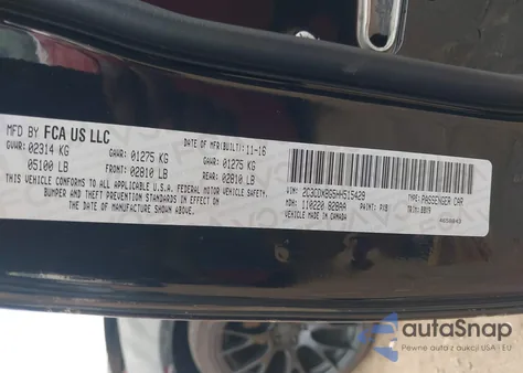 2017 Dodge Charger Se Rwd from USA, damaged, VIN 2C3CDXBG5HH515429